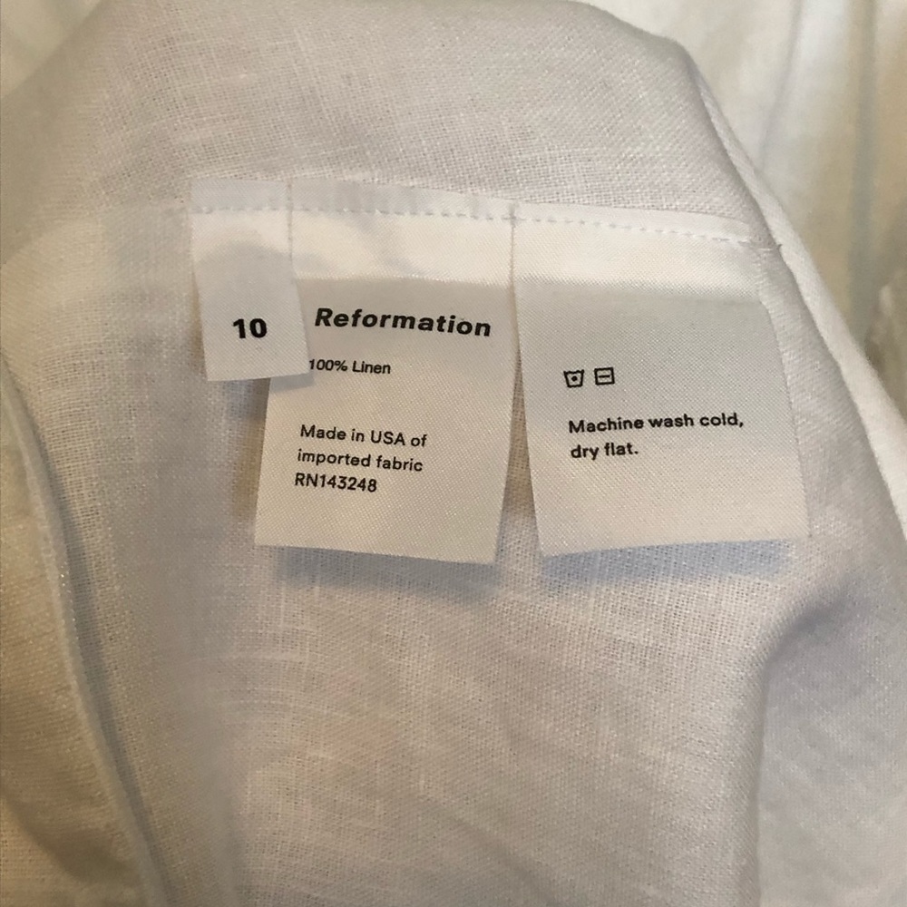 Reformation White Mini Dress - Picture 6 of 6
